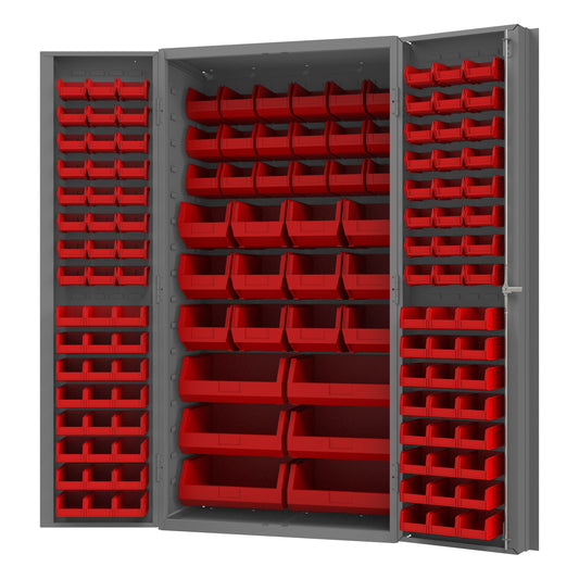 Cabinet, 132 Red Bins