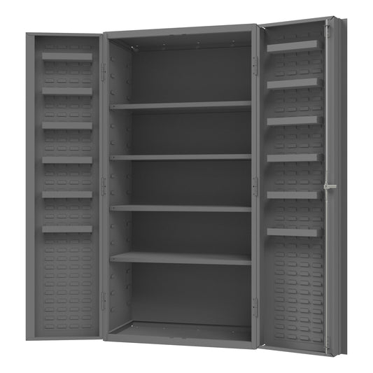 Cabinet, 4 Shelves, 12 Door Shelves