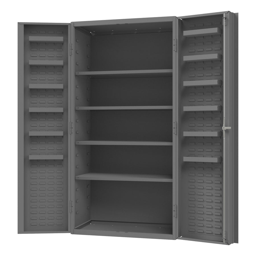 Cabinet, 4 Shelves, 12 Door Shelves