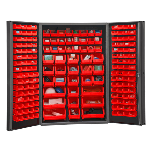 Cabinet, 176 Red Bins
