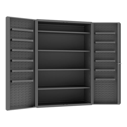 Cabinet, 4 Shelves, 12 Door Shelves