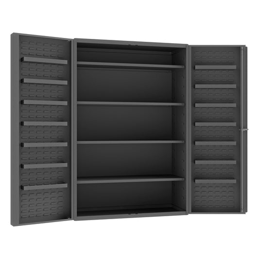 Cabinet, 4 Shelves, 14 Door Shelves