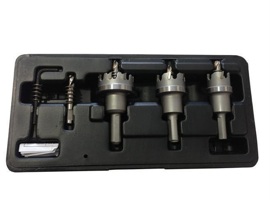 3 Piece Carbide Tipped Hole Cutter Set with 3/16" Depth of Cut