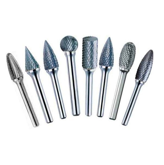8 Piece Carbide Bur Set (SA5, SC3, SC5, SD5, SF3, SF5, G3 & SL4)