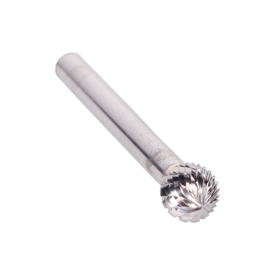 SD-11 1/8" X 3/32" Ball End Carbide Bur 1/4" Shank