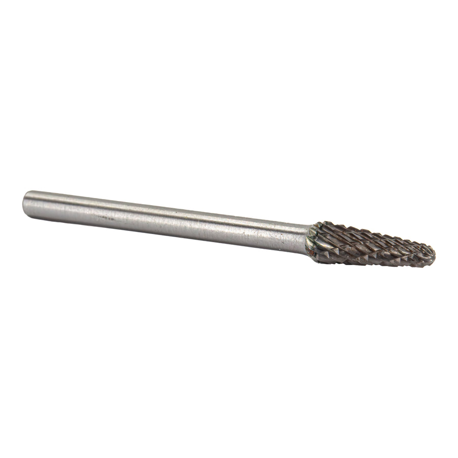 SL-81 3/16" X 7/16" Cone 14 Taper Carbide Bur 3/16" Shank