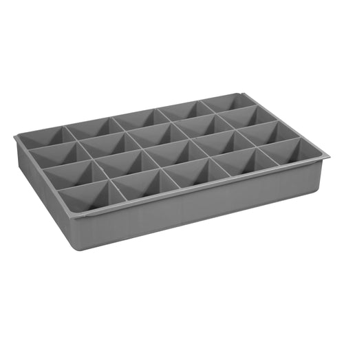 20 Hole Large Plastic Compartment Tray Insert