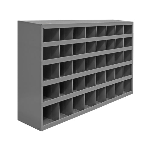 40 Hole Metal Divider Bin 9" Deep