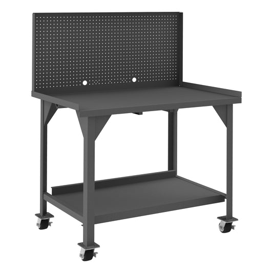 Mobile Workbench, Pegboard, 48 x 30