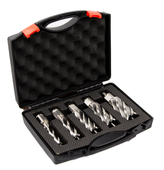 Annular Cutter Set 5 Pieces 2 Inch Depth of Cut