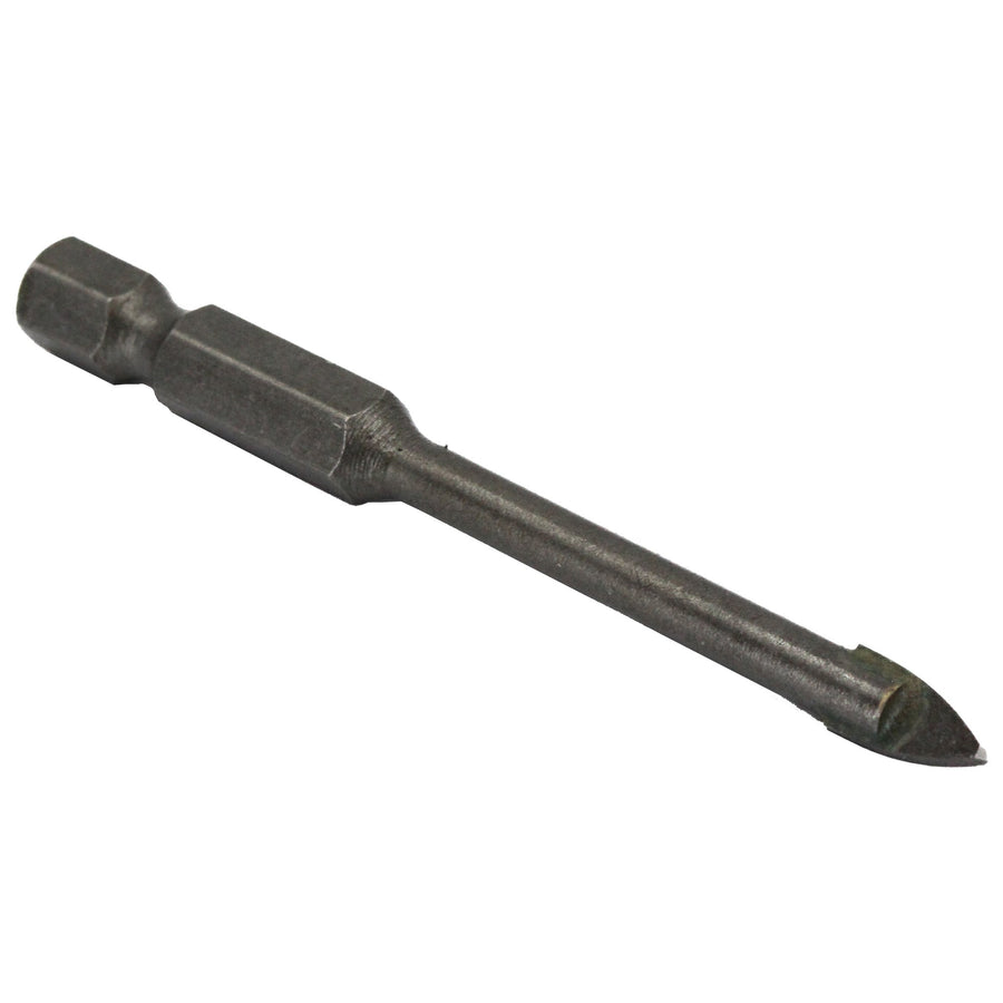 1/4" Carbide Tipped Glass & Tile Drill Bit with Hex Shank