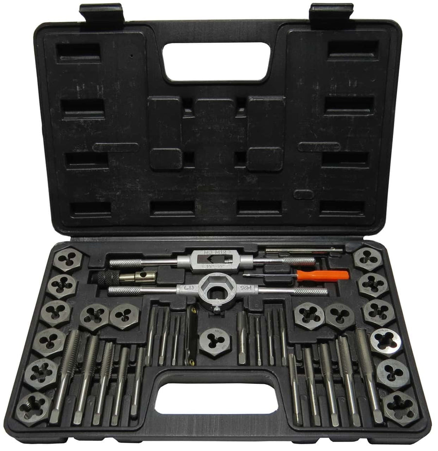 3.00mm - 12.00mm High Speed Steel Tap and Die Set with Hex Die