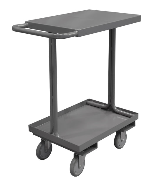 Easy Access Shelf Cart, 2 Shelves