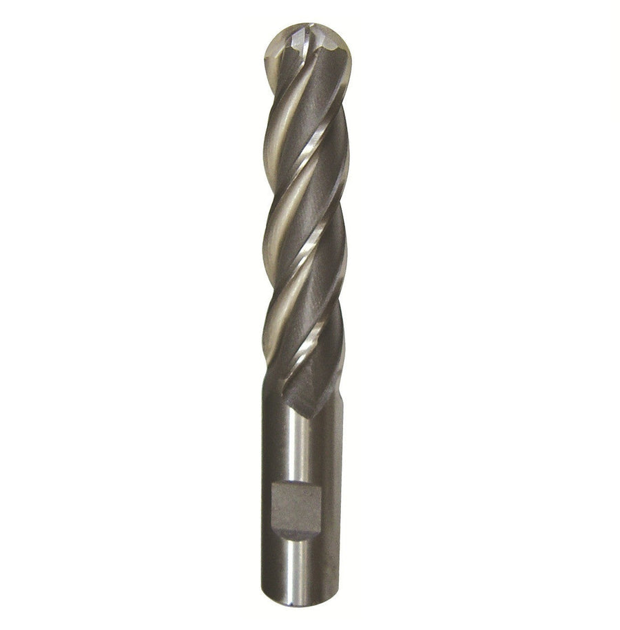 5/8" X 5/8" HSS 4 Flute Single End Ball End Mill