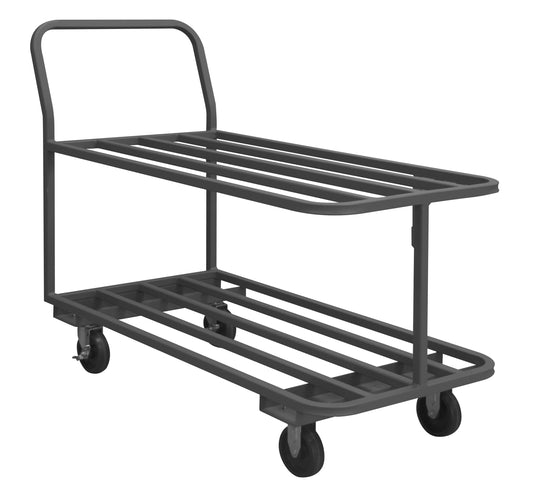 Platform Truck, 2 Shelves, 24 x 48