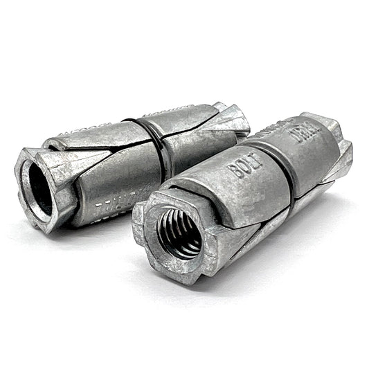 5/16" Double Expansion Shield Anchors Zinc Alloy