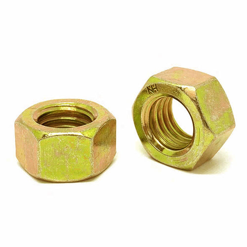 5/16"-18 Grade L-9 Finished Hex Nuts USA Zinc Yellow