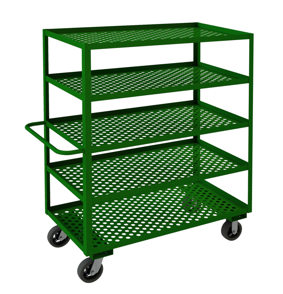 Garden Cart, 5 Perforated Shelves