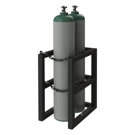 Gas Cylinder Rack for 2 Vert. Cylinders