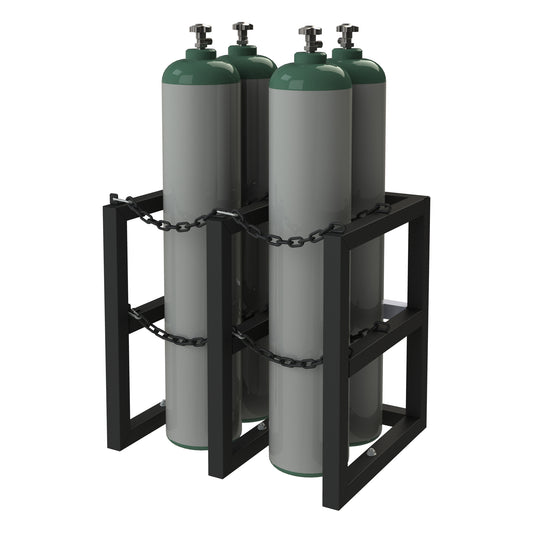 Gas Cylinder Rack for 4 Vert. Cylinders