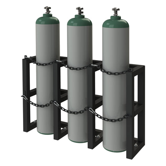 Gas Cylinder Rack for 3 Vert. Cylinders