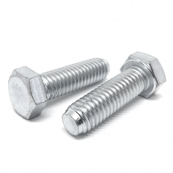 M14-1.5x45 Class 10.9 Fine Thread Hex Cap Screws Zinc Clear