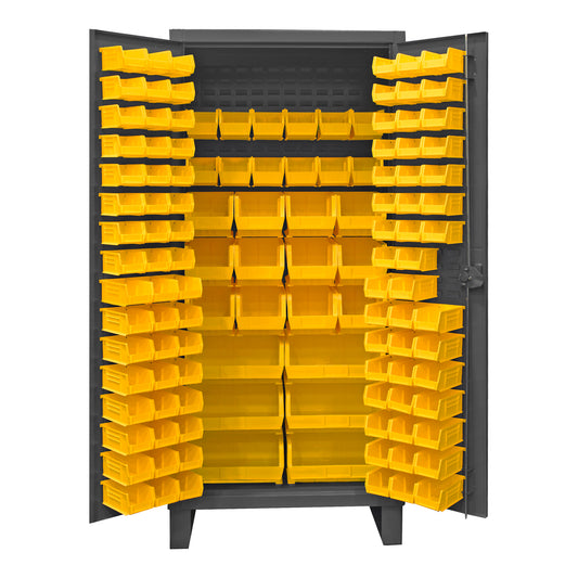 Cabinet, 126 Yellow Bins