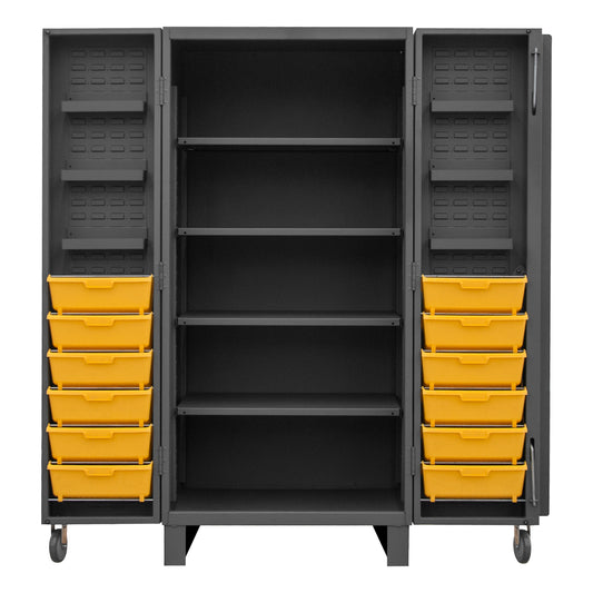 Cabinet, 4 Shelves, 6 Door Shelves