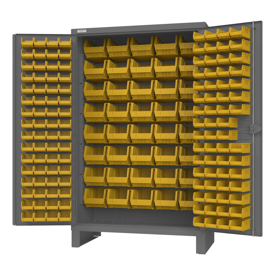 Cabinet, 166 Yellow Bins
