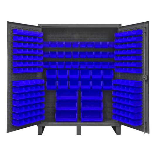 Cabinet, 198 Blue Bins