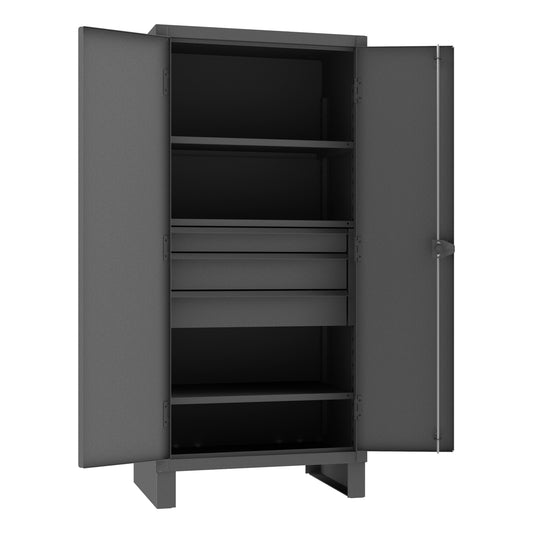 Cabinet, 3 Shelves, 3 Drawers