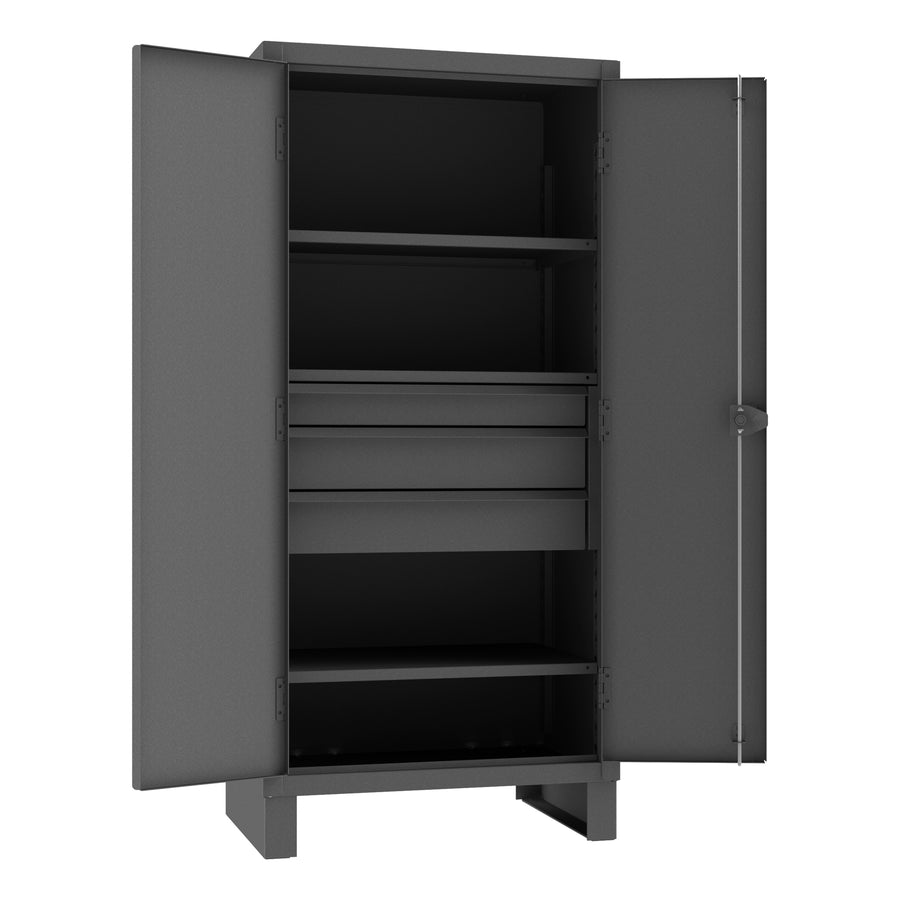 Cabinet, 3 Shelves, 3 Drawers