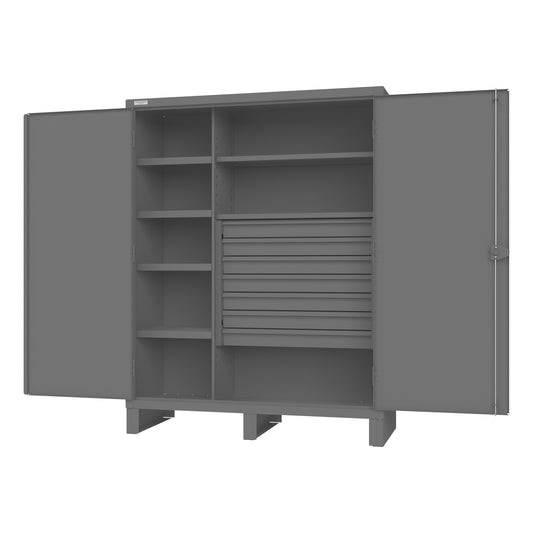 Cabinet, 6 Shelves, 7 Drawers