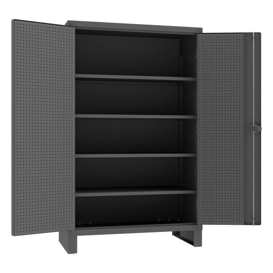 Pegboard Cabinet, 4 Shelves