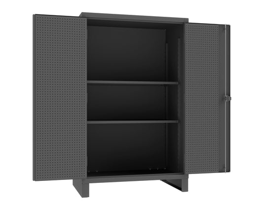 Pegboard Cabinet, 2 Shelves