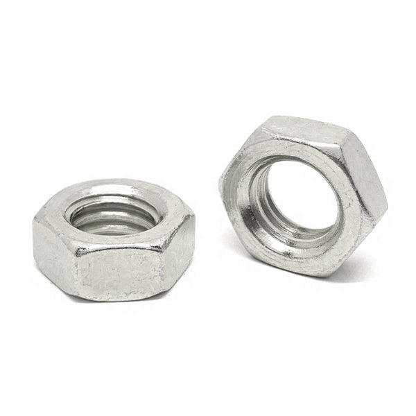 1/4"-20 18-8 (304) Stainless Steel Hex Jam Nuts