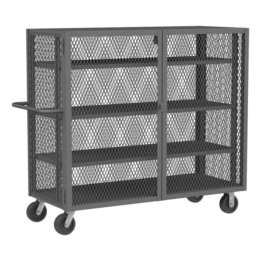 Security Mesh Truck, 4 Shelves, 24 x 60