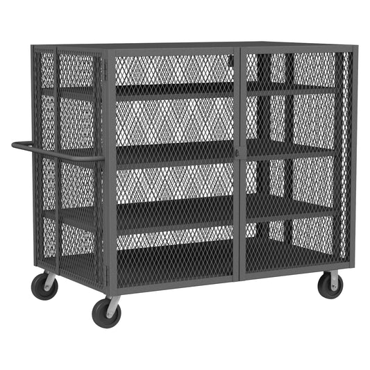 Security Mesh Truck, 4 Shelves, 36 x 60