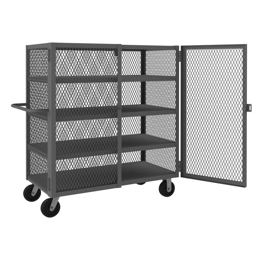 Security Mesh Truck, 4 Shelves, 36 x 60