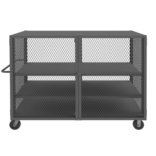 Security Mesh Truck, 3 Shelves, 36 x 72