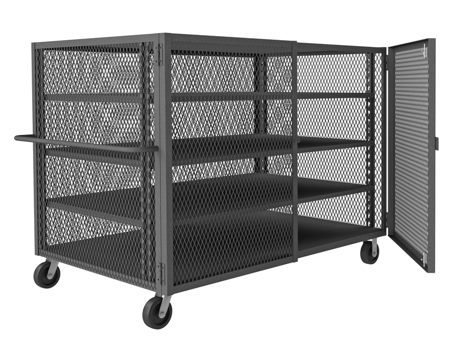 Security Mesh Truck, 4 Shelves, 44 x 74