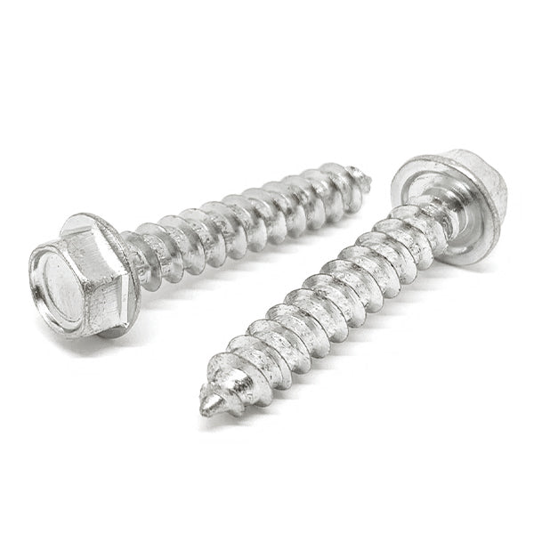 #6-18x1" 18-8 Stainless Steel Hex Washer Head Type A Self Tapping Screws