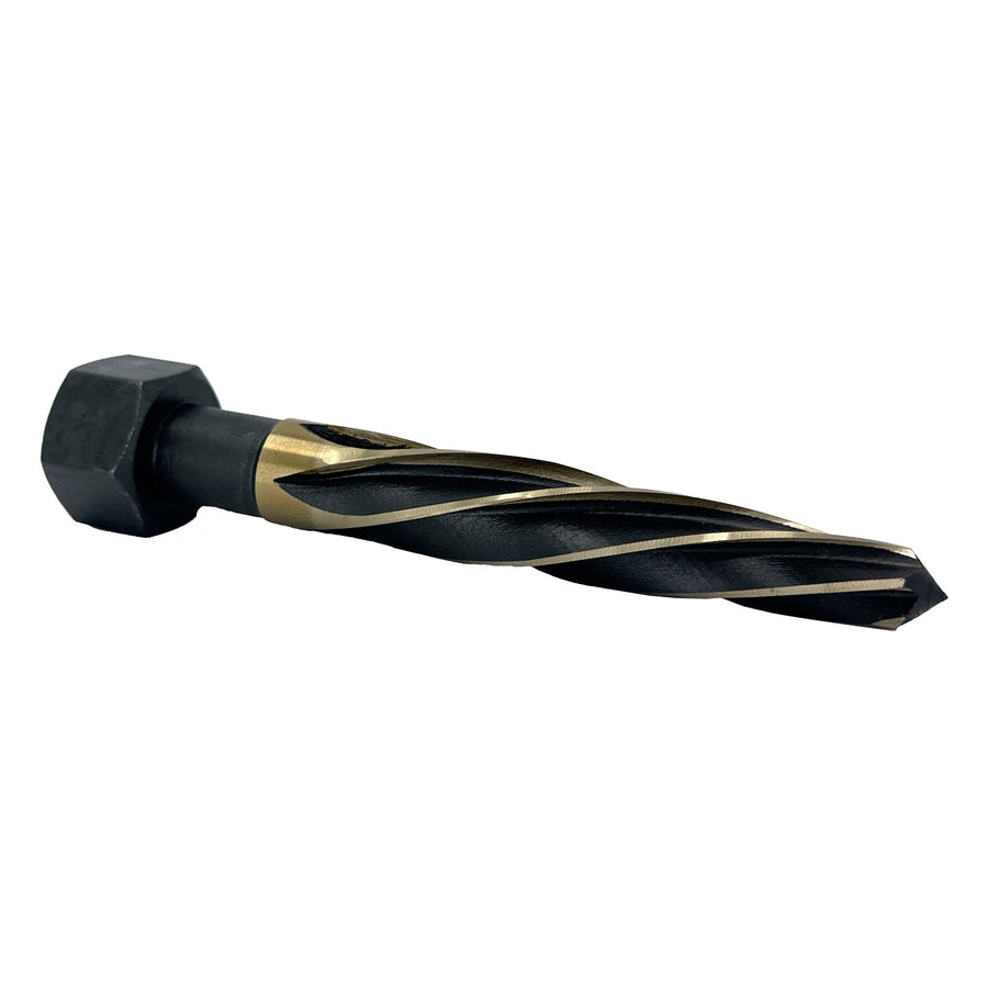 15/16" Magnetic Black & Gold HSS Hex Shank Bridge Reamer