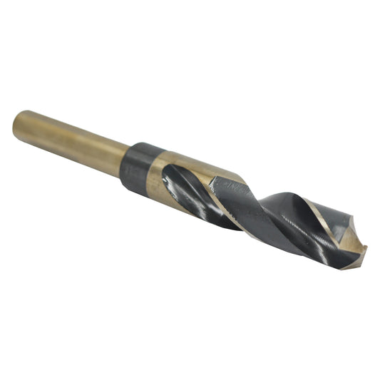 57/64" HSS Black & Gold Drill Bit with Reduced 1/2" 3-Flat Shank, KFD
