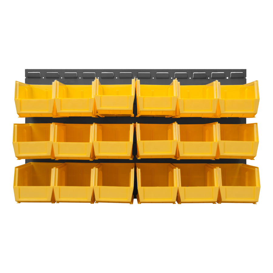 Wall Mountable, Louvered Panel Rack