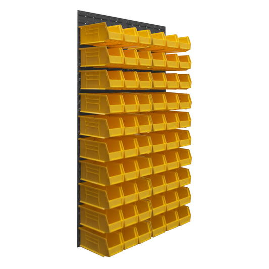 Wall Mountable, Louvered Panel Rack