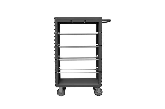 Mobile Wire Spool Cart, 8 Wire Rods