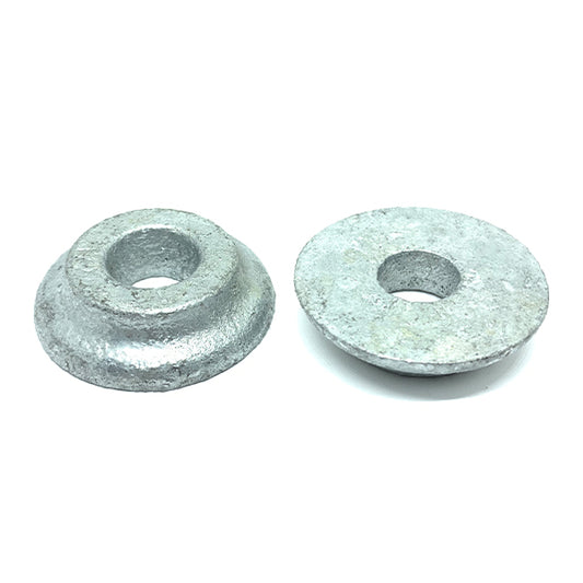 5/8" Ogee Washers Class 30 Gray Iron Galvanized