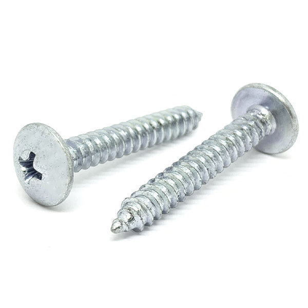 #6x1" Phillips Truss Head Type AB Self Tapping Sheet Metal Screws Zinc