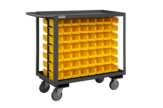 Stock Cart, 2 Shelves, 112 Bins